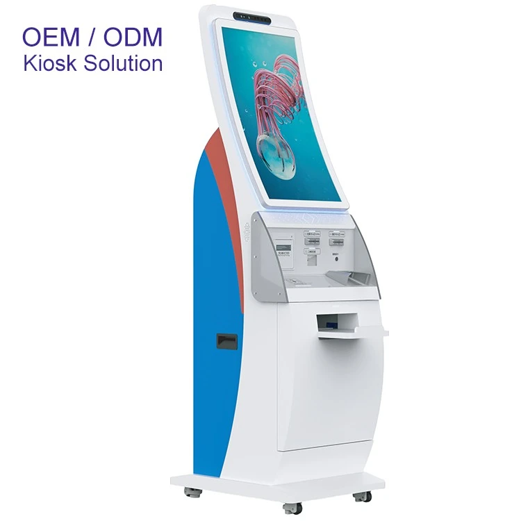 32 Inch /43 Inch Curved Touch Screen Self Service Hospital Medical Kiosk