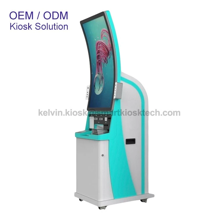 32 Inch /43 Inch Curved Touch Screen Self Service Hospital Medical Kiosk price