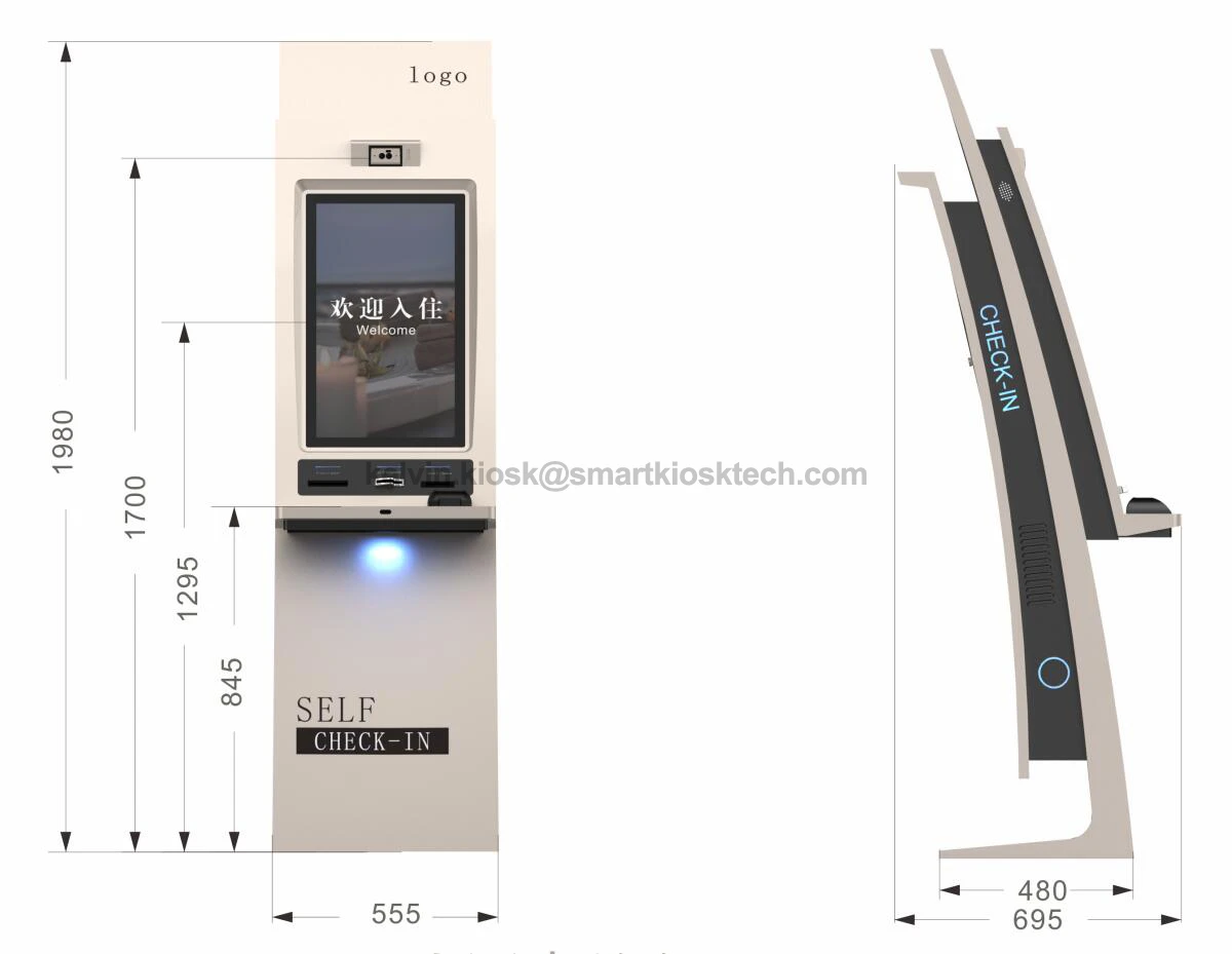 DT-104A kiosk 3 DT-104A kiosk 3