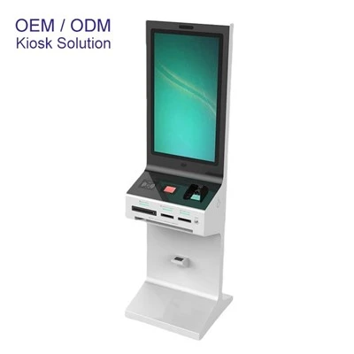 32 Inch Self Check in School Campus RFID Card Dispenser Kiosk